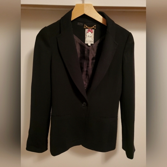 Anthropologie. Yoana Baraschi black classic blazer. Women size S. Classic. - Picture 1 of 10